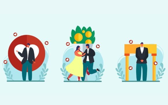 Elegant Vector Graphics for Your Wedding Day Designs