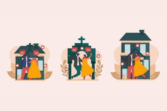Festive Wedding Flat Bundle Design: A Designer's Toolkit