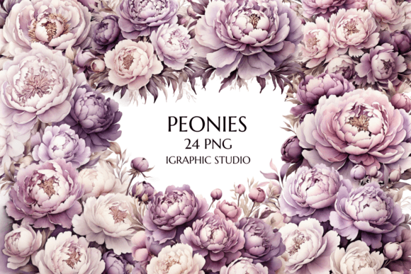Unveiling the Beauty of Purple Peony Clipart for Your Wedding Designs