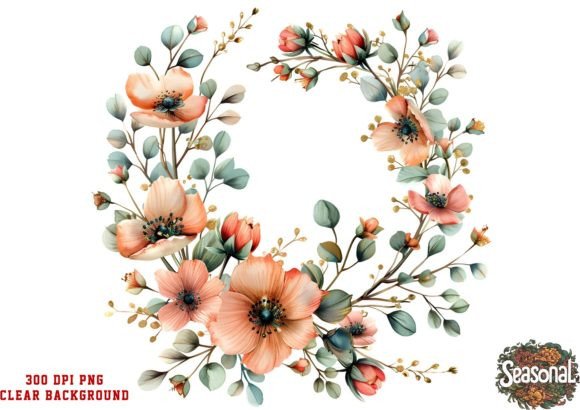 Vintage Wedding Flower Wreath: Timeless Botanical Charm