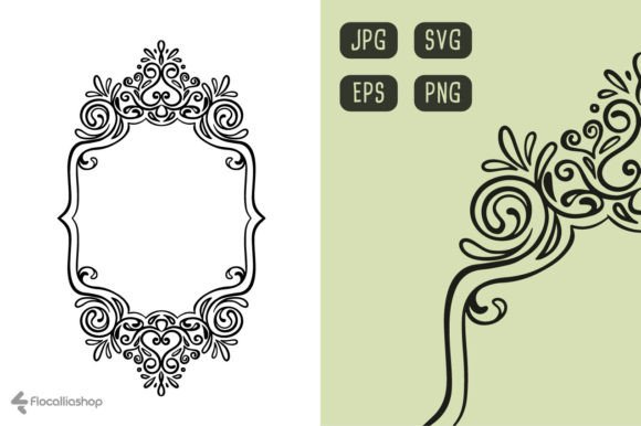 Wedding Frame #044: Elegant Design for Invitations & Decor