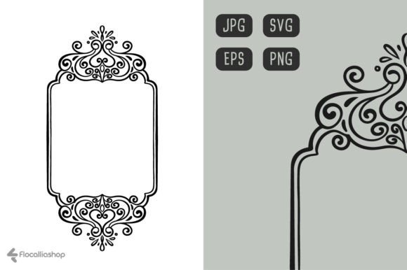 Wedding Frame #054: Crafting Timeless Celebrations with Vector Art