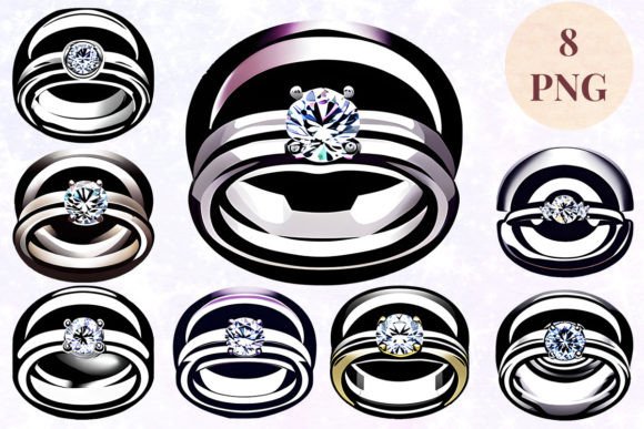 Wedding Ring 28 Clipart PNG: Endless Design Possibilities