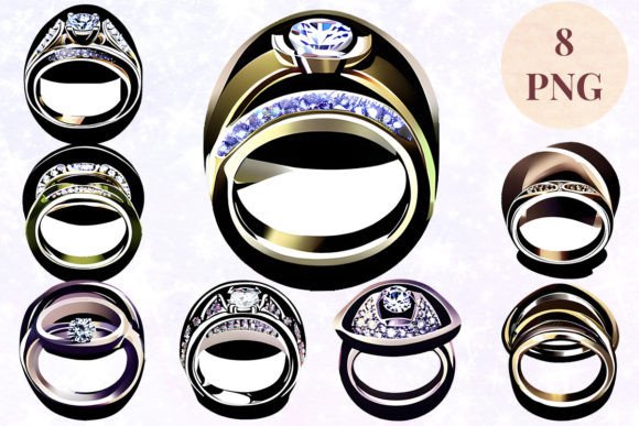 Wedding Ring 39 Clipart PNG: Your All-in-One Design Asset