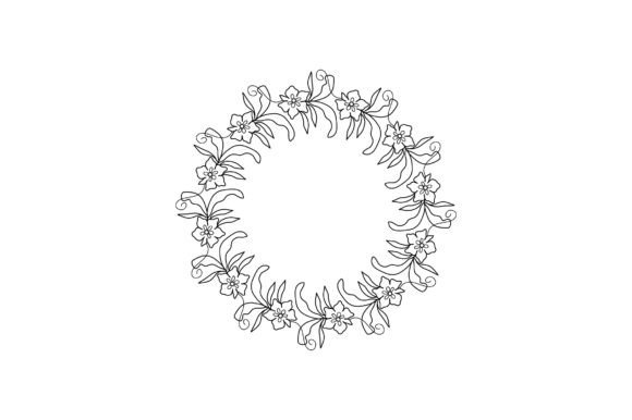 Wedding Wreath 08: Your Go-To SVG for Elegant Design